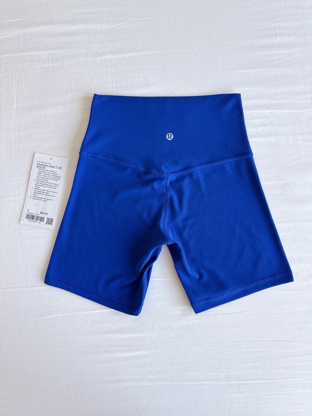 lululemon Align High-Rise Short 6" College Cobalt Size 4